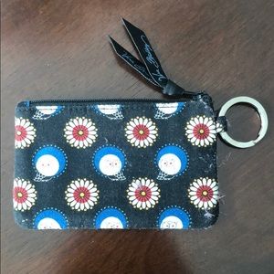 Vera Bradley black owl card case